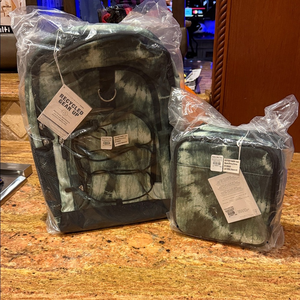 Pottery barn, teen -Recycled Gear Up Backpack and Bag Set - Green